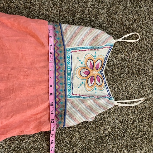 Flying Tomato Pink Embroidered Mini Dress▪Size M - Picture 3 of 8